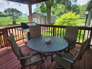 Cabin, 3 Bedrooms, Patio | Outdoor dining