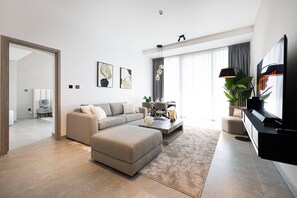 Apartment, 1 Schlafzimmer, barrierefrei, Balkon | Zimmerausstattung