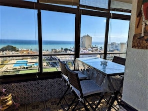 Dining - La Nogalera 118M2 sea and pool view, central, near beach and transport (Torremolinos)