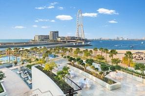 Apartment, 3 Bedrooms, Accessible | Outdoor dining - Address Jbr Beach Resort Iconic Views Fits 7 (Dubai)