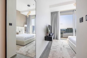 Apartment, 2 Schlafzimmer, Balkon, Meerblick | 3 Schlafzimmer