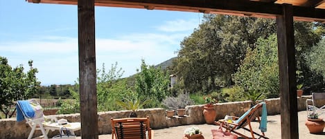 Villa, 3 habitaciones, para fumadores, balcón | Terraza o patio