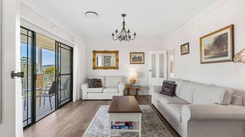 Télévision, lecteur de DVD, livres