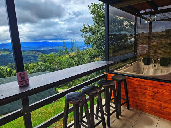 Habitación Deluxe doble | Terraza o patio