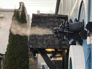 Exterior detail - Biergarten Hideaway - Center of Downtown Blowing Rock - NEWLY LISTED (Blowing Rock)