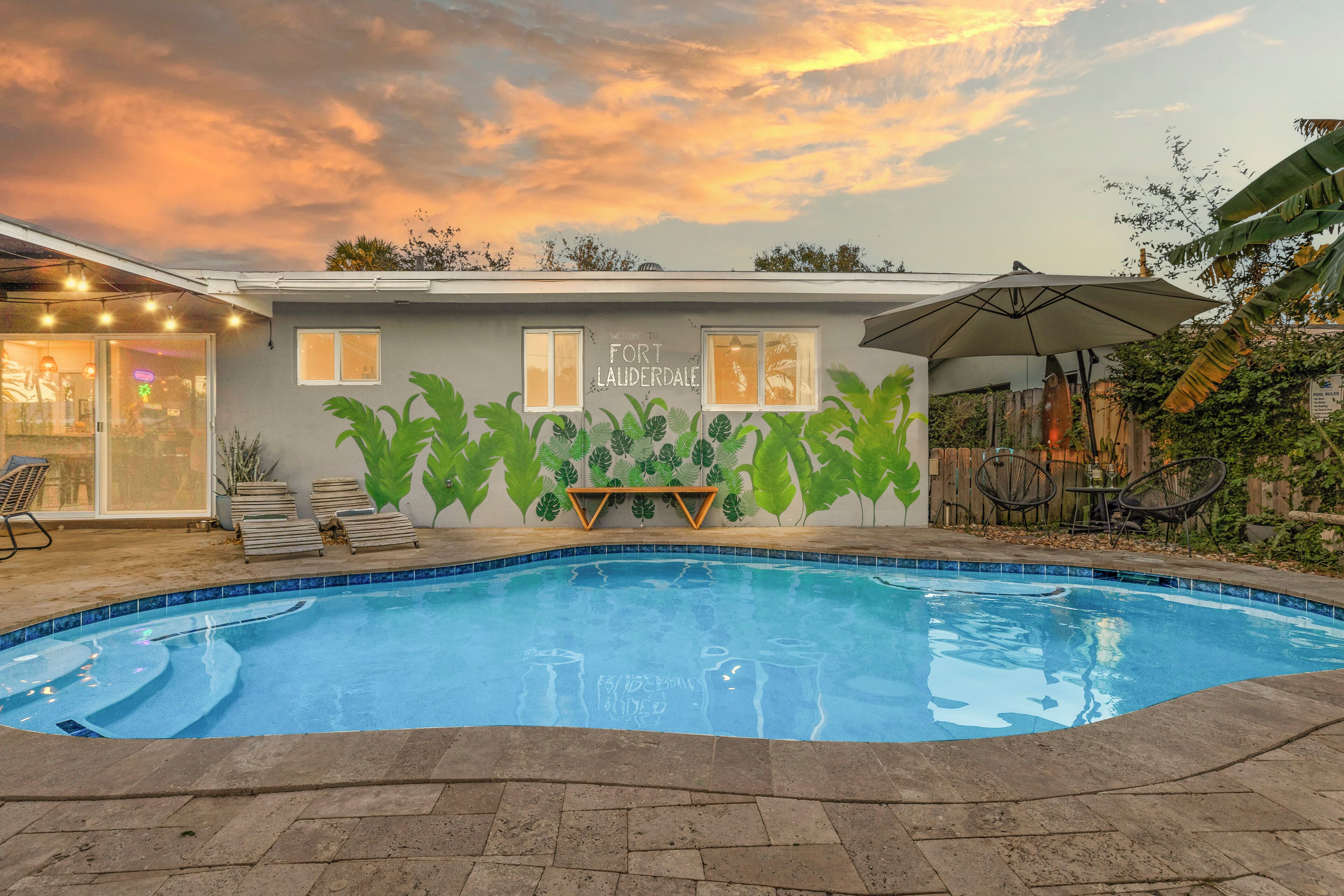 Inquiry about the pool heating fee. Perfect during winter days! Salt Water Pool!