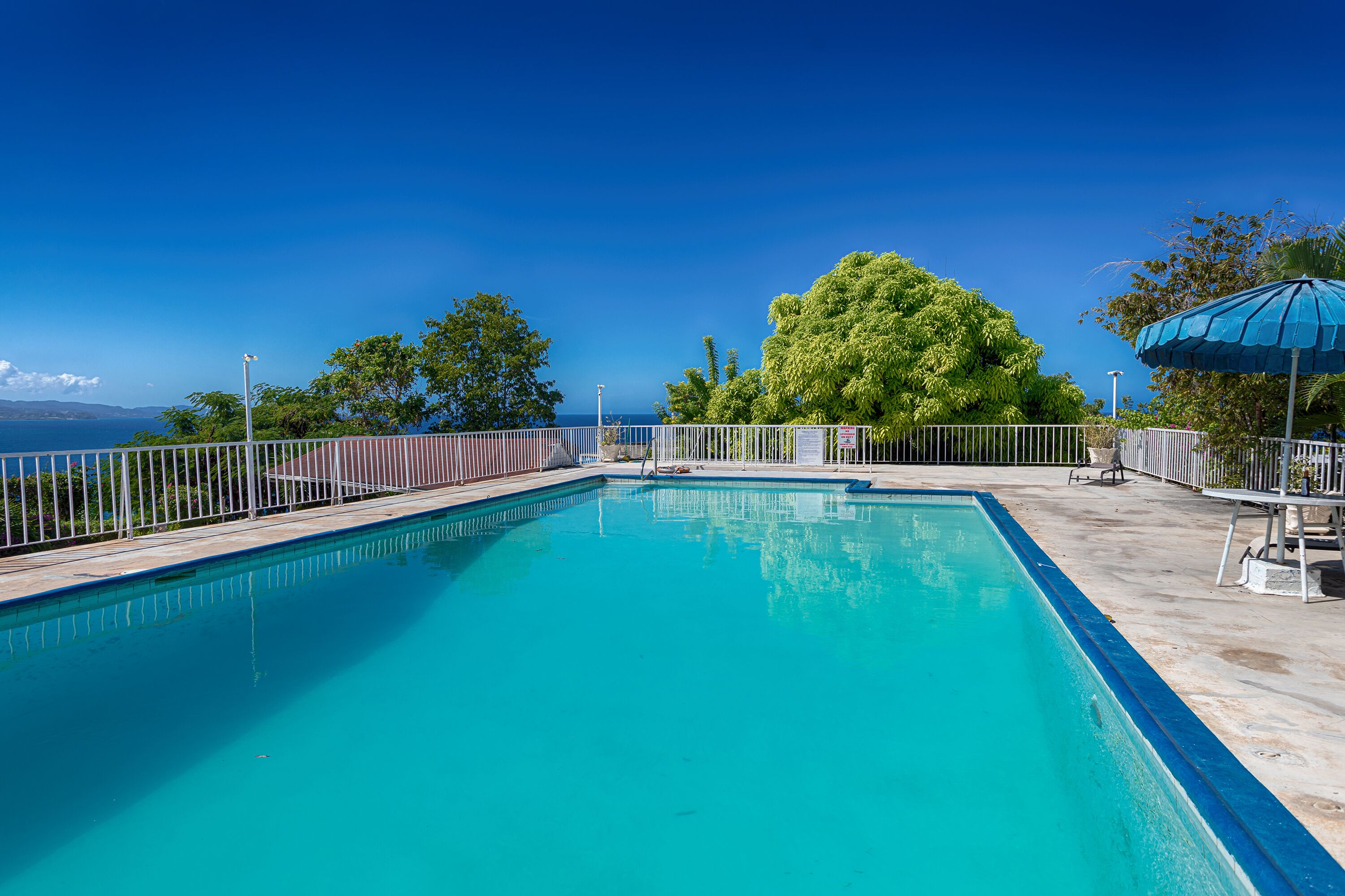 Outdoor pool, a rooftop pool