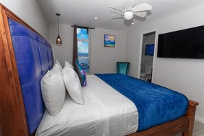 2 Schlafzimmer, hochwertige Bettwaren, Zimmersafe, Bügeleisen/Bügelbrett