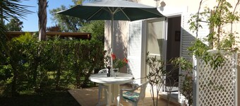 Cozy studio in the garden with terrace