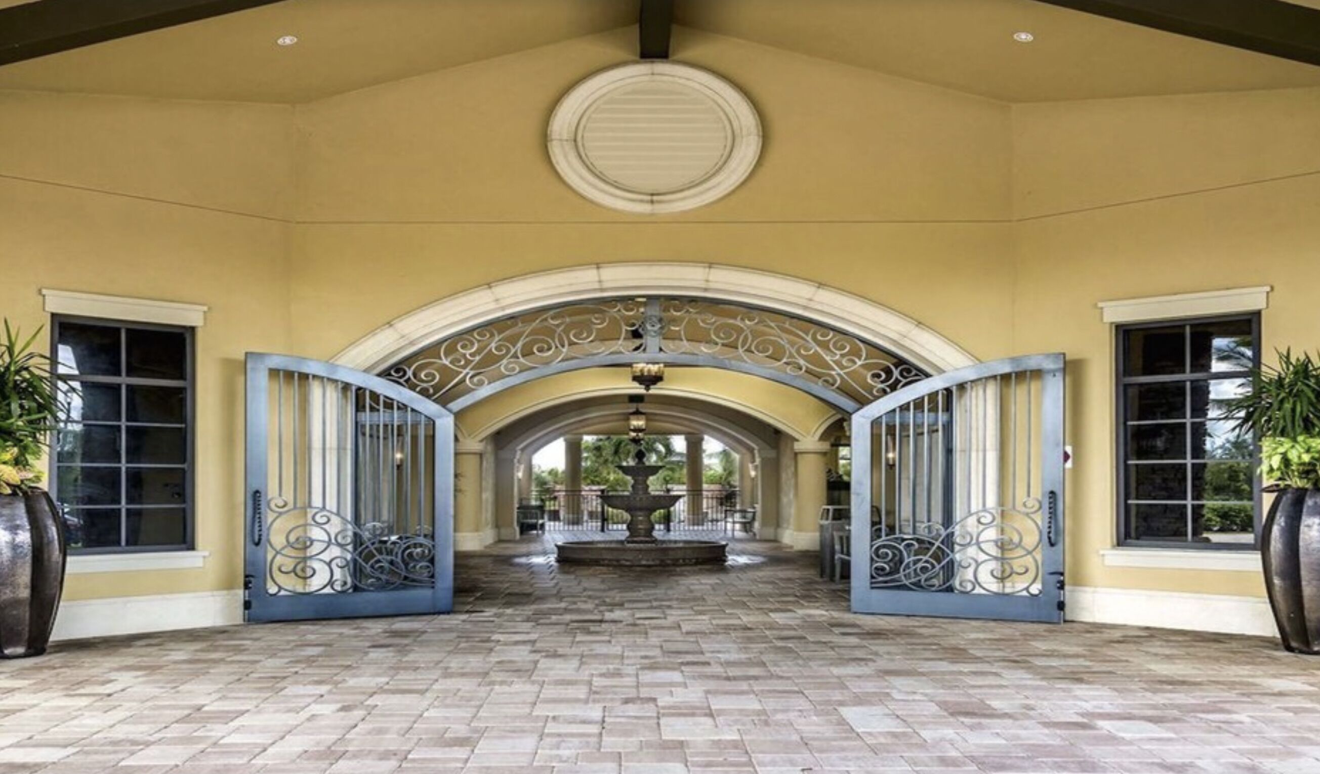 Enceinte de l’hébergement