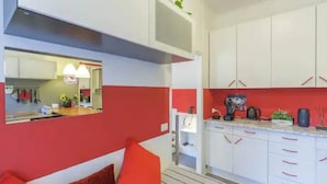 Appartement, 1 chambre, fumeurs, balcon | Cuisine privée