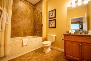 Hair dryer, towels, soap, shampoo - Attitash two bedroom condo twofloors across from Mountain- sleeps 6 adults  (Bartlett)