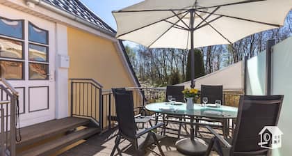Exclusive apartment with rural idyll, about 850m from the beach - Hus sea air