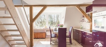 Exclusive apartment with rural idyll, about 850m from the beach - Hus sea air