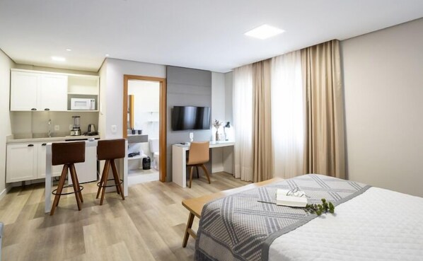 Double Room | Desk, free WiFi - VILLARY FLATS (Gramado)