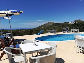 Villa, 3 Bedrooms, Patio, Mountain View | Pool | Outdoor pool