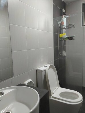 Appartement, plusieurs chambres, vue ville | Salle de bain