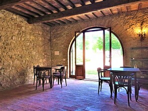 House, Multiple Bedrooms, Accessible, Smoking | Dining room - Umbrian Farmhouse Retreat With Private Pool and Garden (Monte Castello di Vibio)
