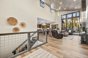 Interior - Luxurious cabin with outdoor pool access, paved roads, oversized garage (Lead)