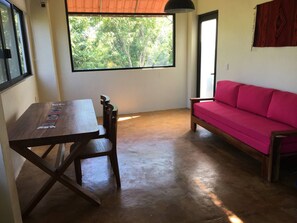 Apartment, 1 Bedroom, Smoking, Balcony | Living area