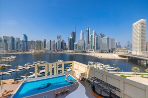 Apartment, 1 Bedroom, Accessible, Balcony | View from property - Luxurious And Stylish 1br With Amazing City Views (Dubai)