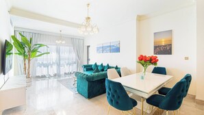 Apartment, 2 Bedrooms, Accessible, Balcony | Dining - Fairmont North Residence Full Sea View 2br 163 Sqm (Dubai)
