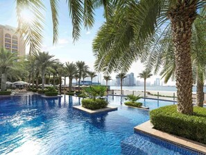 Apartment, 2 Bedrooms, Accessible, Balcony | Pool | Outdoor pool - Fairmont North Residence Full Sea View 2br 163 Sqm (Dubai)