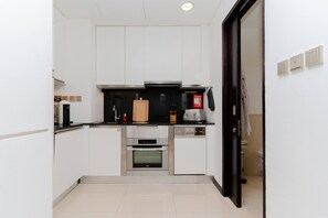 Apartment, 1 Bedroom, Accessible | Private kitchen - Address Marina Luxury Hotel Facilities Studio (Dubai)