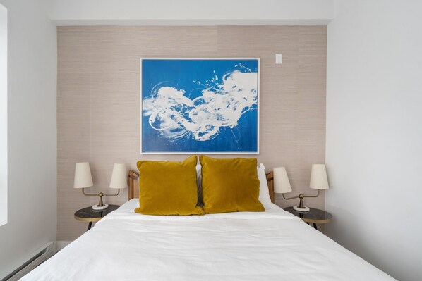 2 chambres, draps en coton égyptien, literie de qualité supérieure