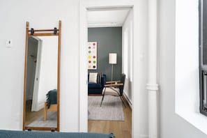 Exclusive-Apartment, 1 Schlafzimmer (406) | 2 Schlafzimmer, Bettwäsche aus ägyptischer Baumwolle
