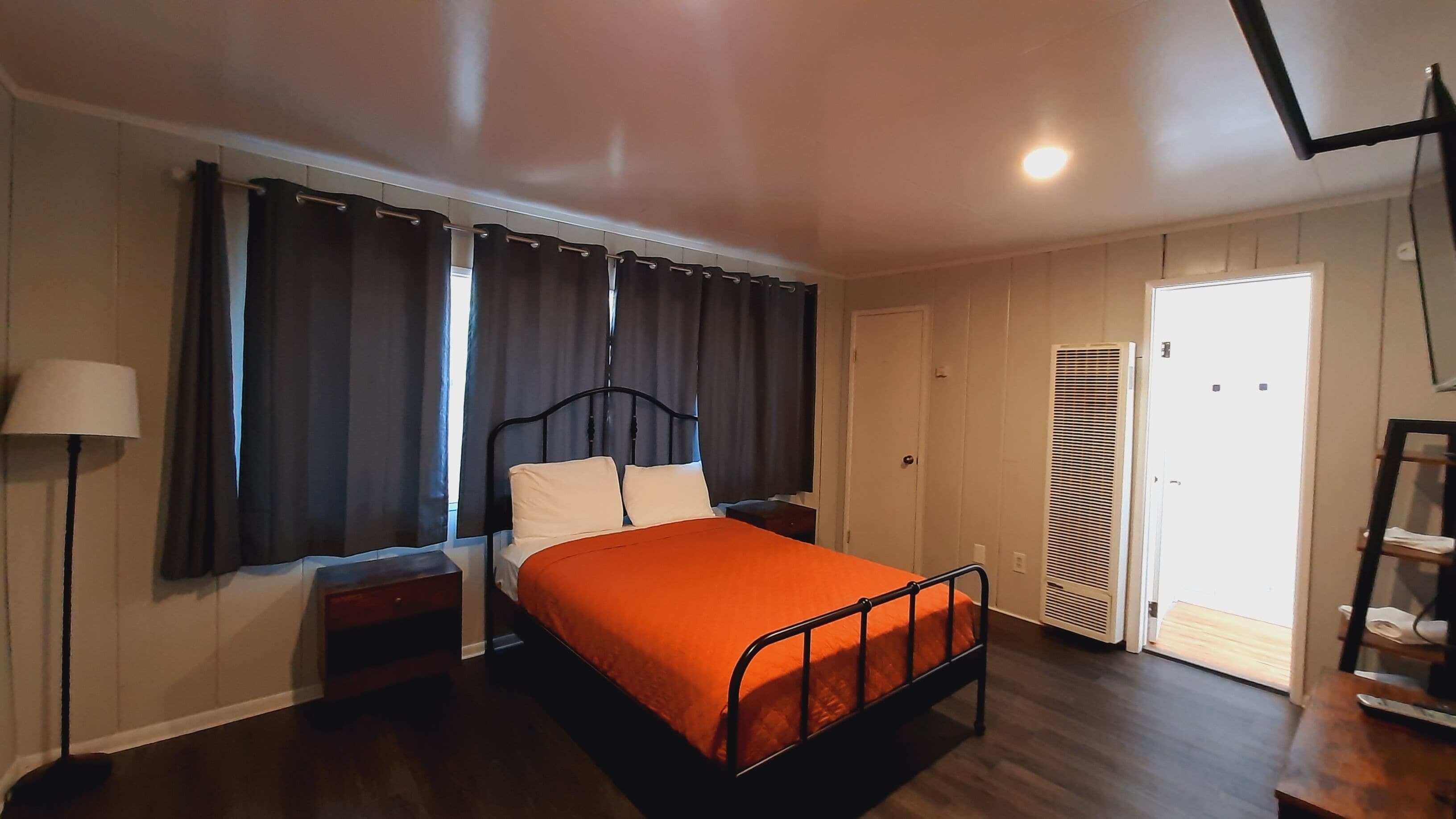 # 3 Rustic One Bedroom with Private Kitchen | Bathroom | Free toiletries, hair dryer, towels, soap