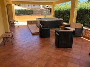 Villa, 2 chambres | Terrain de l’hébergement 