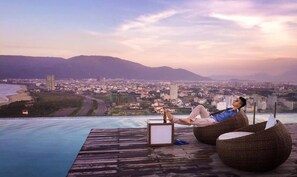 Apartment, 2 Bedrooms | Property grounds - Stunning 80m2 Sea View Apartment, 1-min To Beach (Da Nang)