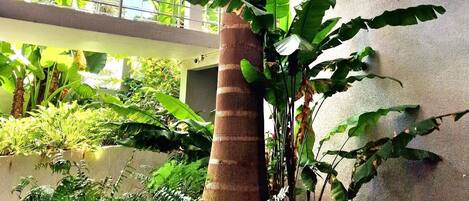 Udsigt til gårdsplads