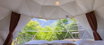 Guest room with hot spring dome tent 1 night  / Yufu Ōita