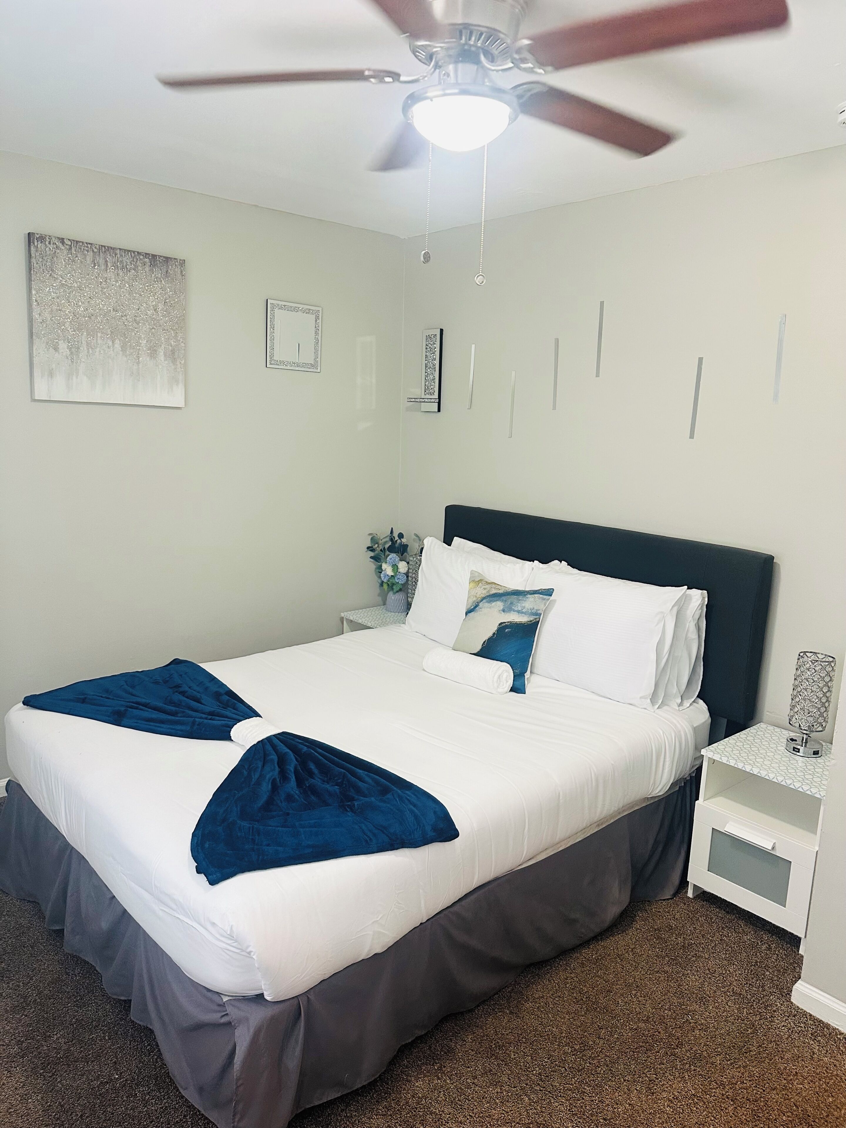 2 bedrooms, iron/ironing board, WiFi (free), bed sheets