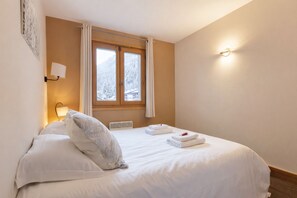 1 makuuhuone, vuodevaatteet