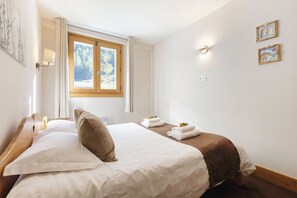 1 habitación y ropa de cama 