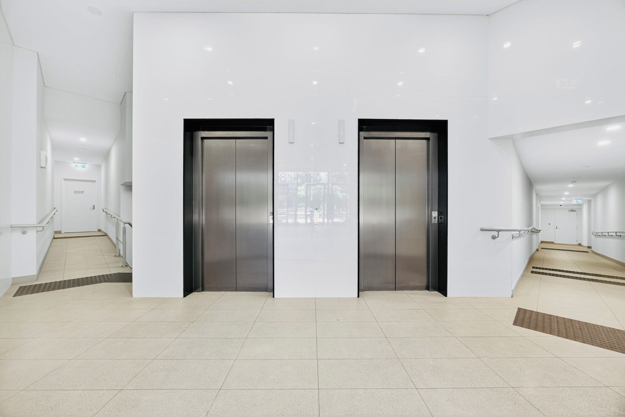 2 spacious lifts with disabled access ramps.