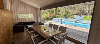 Near Soulac-sur-Mer, house for 6 pers private heated indoor pool