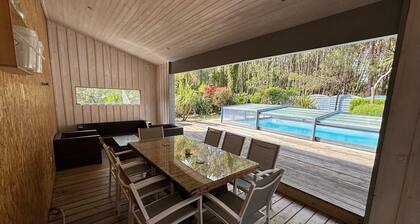 Proche soulac/mer , maison 6 pers, piscine privée couverte chauffée