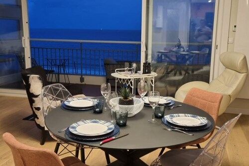 3 ème étage, face mer, au milieu de la baie de La Baule