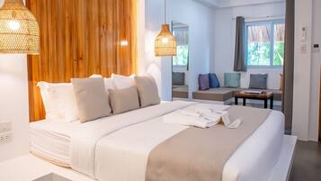 Minibar, in-room safe, desk, laptop workspace