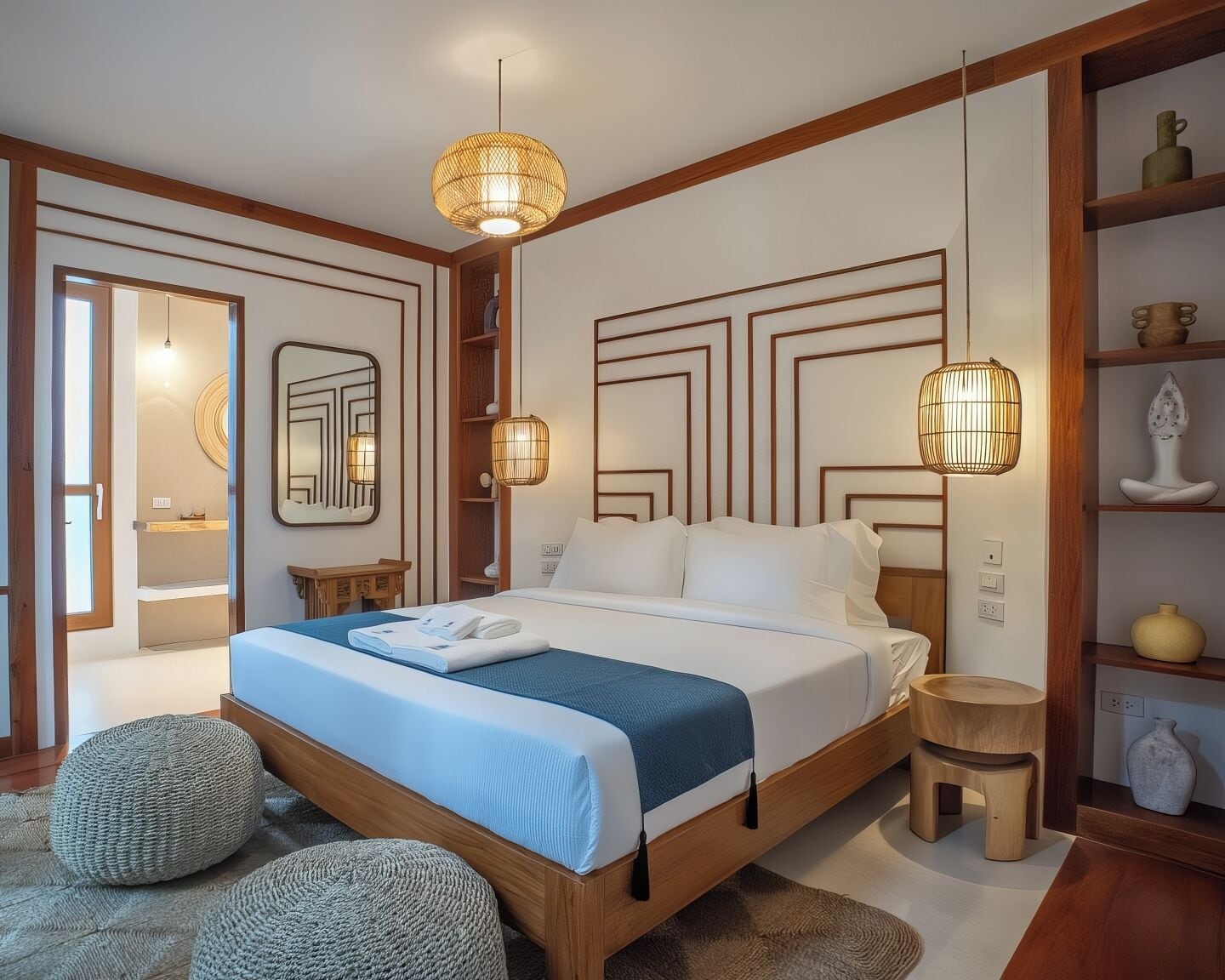 别墅 | 迷你吧、客房内保险箱、办公桌、笔记本电脑工作区