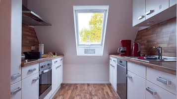 KĂŒhlschrank, Ofen, Herdplatte, GeschirrspĂŒler