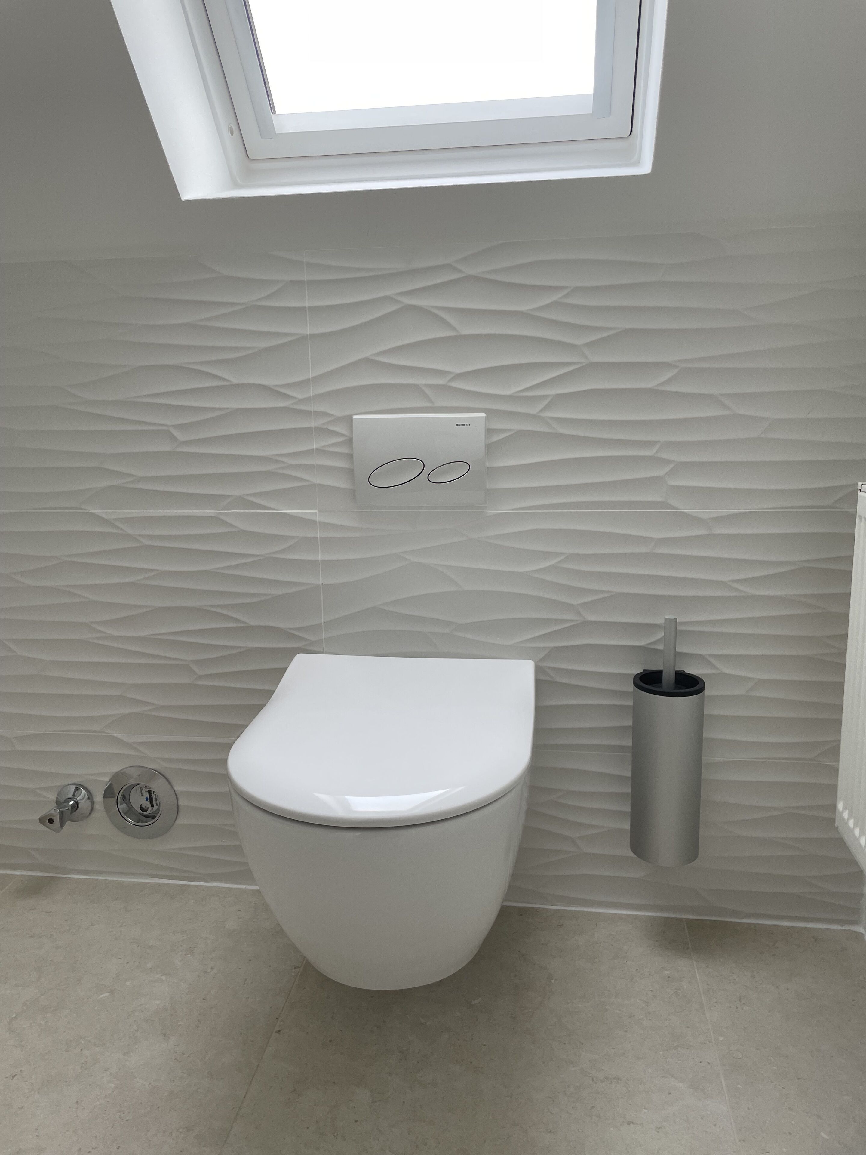 Een douche, een haardroger