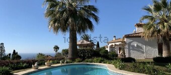 Romantic Spanish villa with sea views, heated private pool and big garden