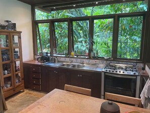 Fridge, oven, stovetop, coffee/tea maker - Fantastic location in the Sertão do Camburi (São Sebastião)