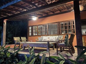 Terrace/patio - Fantastic location in the Sertão do Camburi (São Sebastião)