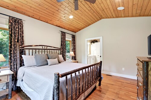 Fireside Retreat | Pet-Friendly, Hot Tub, Game Area & Fire Pit!